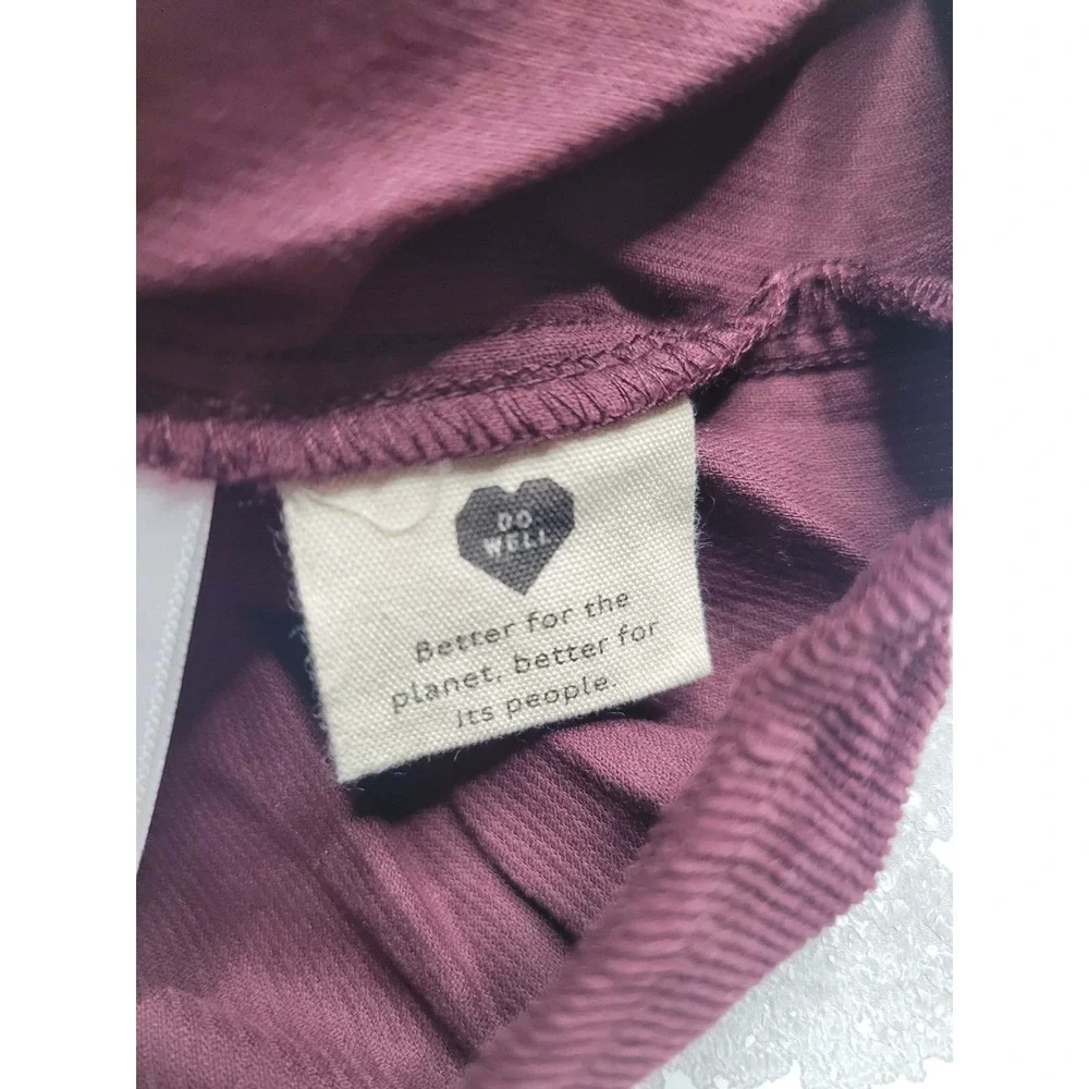 NEW Madewell Corduroy Puff-Sleeve Wrap Top Women's Small‎ 100% Cotton